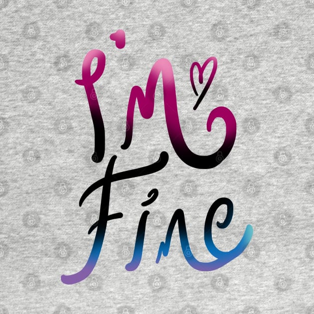 I am fine lettering Design by Khotekmei